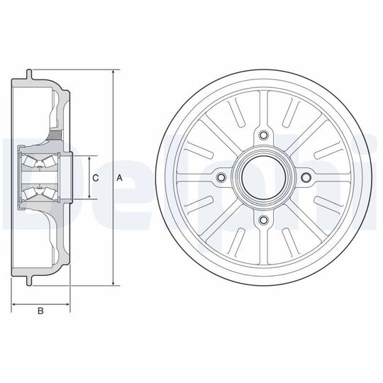 BFR576 Brake Drum