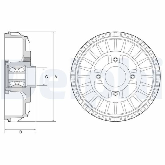 BFR621 Brake Drum