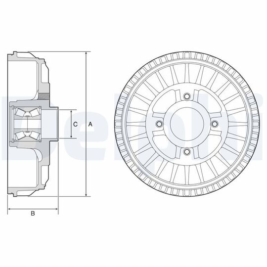 BFR622 Brake Drum