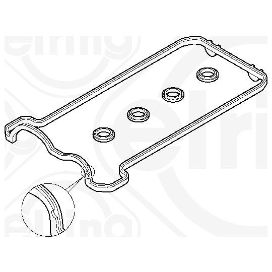 475.860 Gasket Set, cylinder head cover