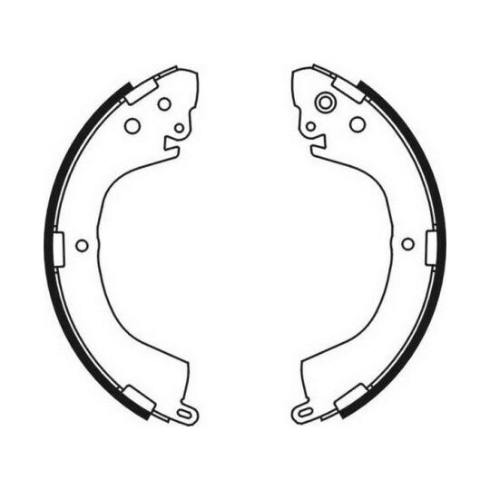 C05058ABE Brake Shoe Set