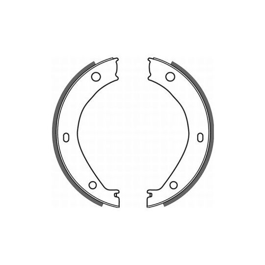CRB002ABE Brake Shoe Set, parking brake
