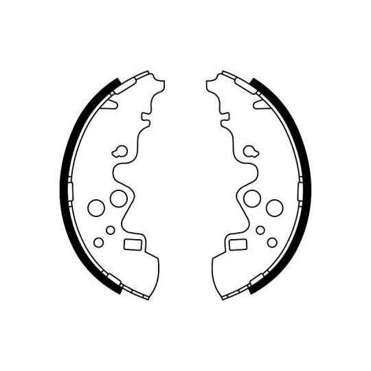 C03051ABE Brake Shoe Set