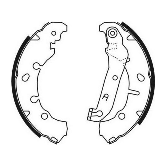 C0G046ABE Brake Shoe Set