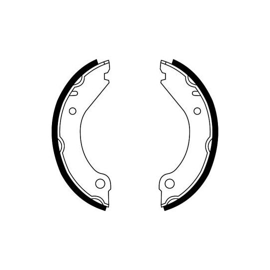 CRV000ABE Brake Shoe Set, parking brake
