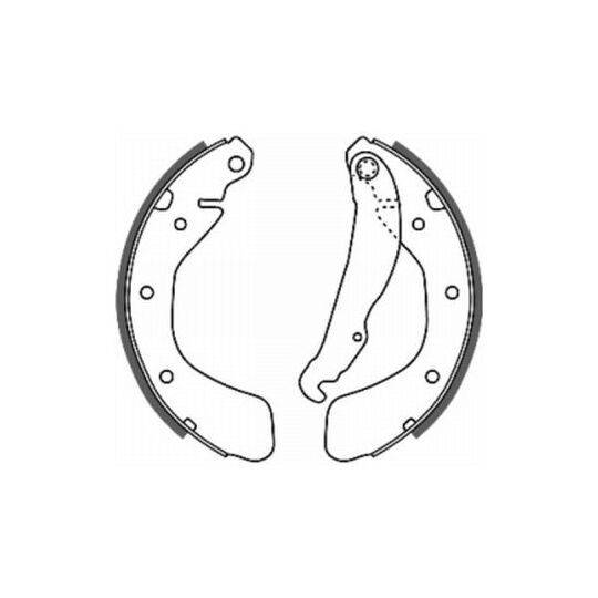 C0X007ABE Brake Shoe Set
