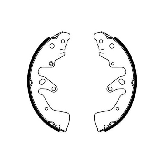 C08026ABE Brake Shoe Set