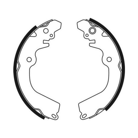 C05050ABE Brake Shoe Set