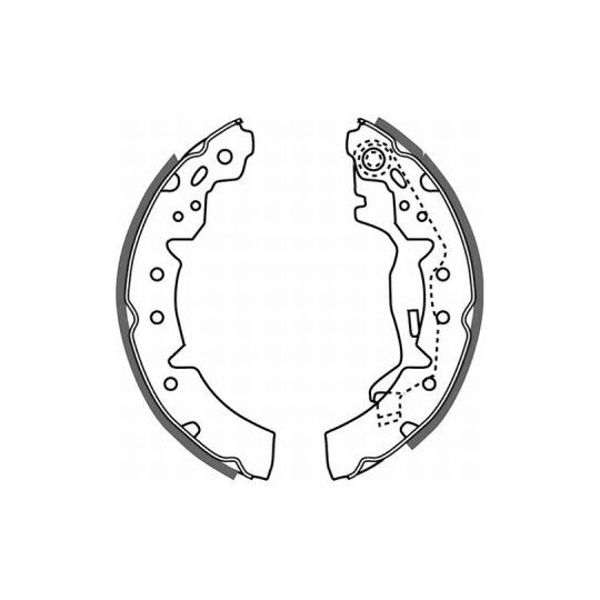 C02063ABE Brake Shoe Set