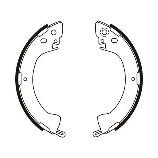 C05001ABE Brake Shoe Set