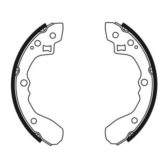 C00313ABE Brake Shoe Set