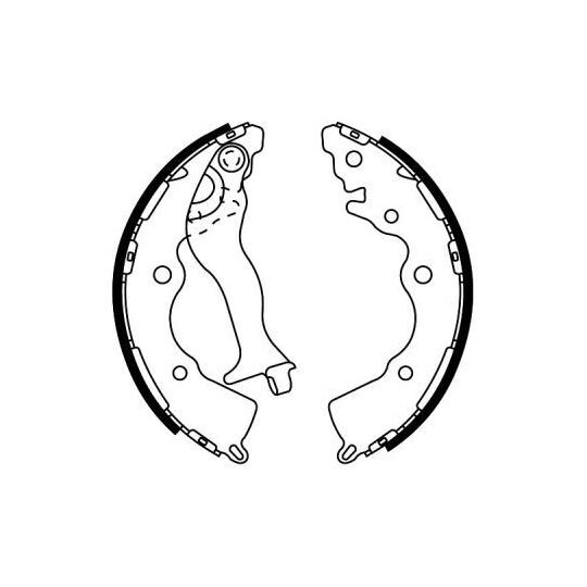 C00323ABE Brake Shoe Set