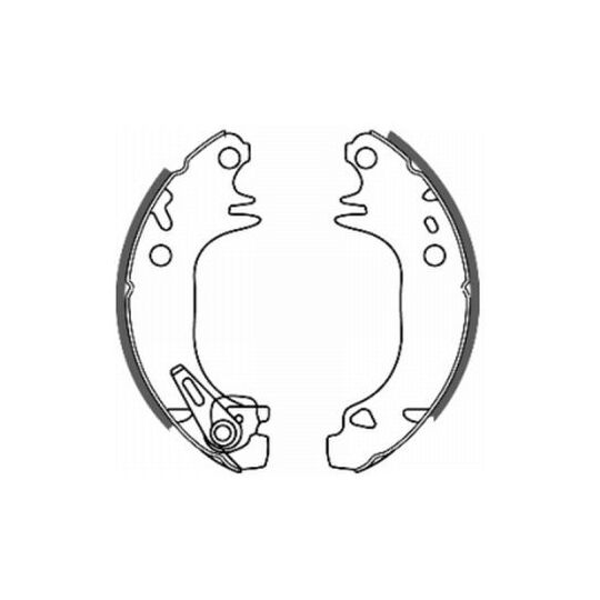 C0P005ABE Brake Shoe Set