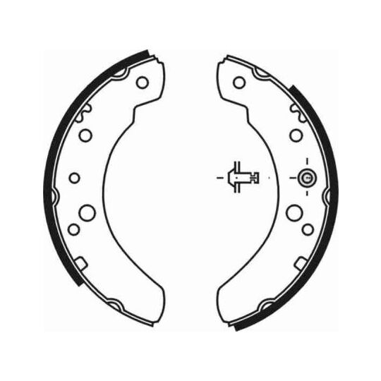 C0G017ABE Brake Shoe Set