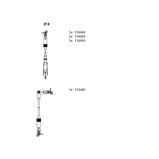 274 Ignition Cable Kit
