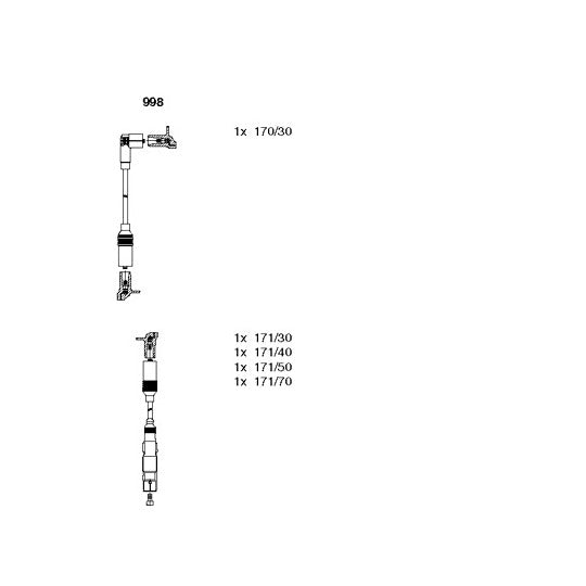998 Ignition Cable Kit