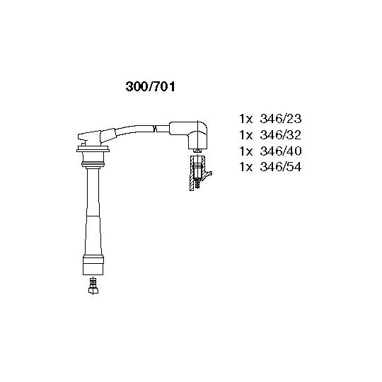 300/701 Ignition Cable Kit