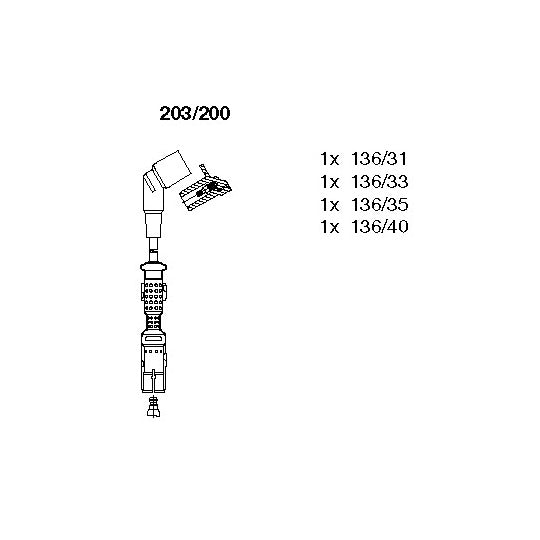203/200 Ignition Cable Kit