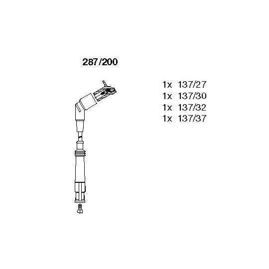 287/200 Ignition Cable Kit