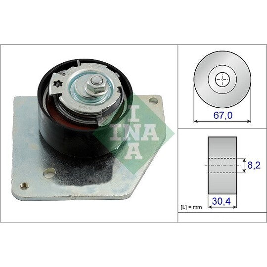531 0858 10 Tensioner Pulley, timing belt