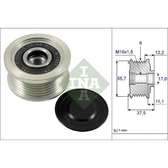 535 0226 10 Alternator Freewheel Clutch