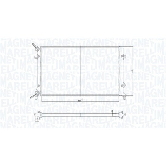 350213853000 Radiator, engine cooling