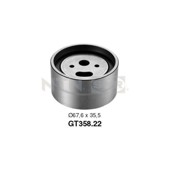 GT358.22 Tensioner Pulley, timing belt