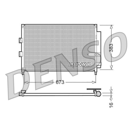 DCN40003 Condenser, air conditioning