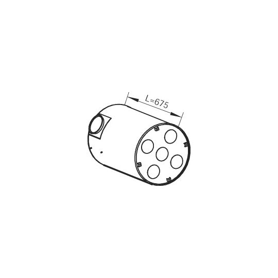 80401 Middle Silencer