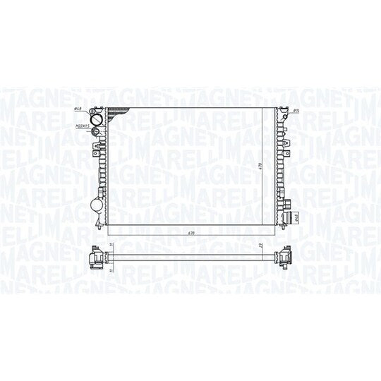350213102700 Radiator, engine cooling