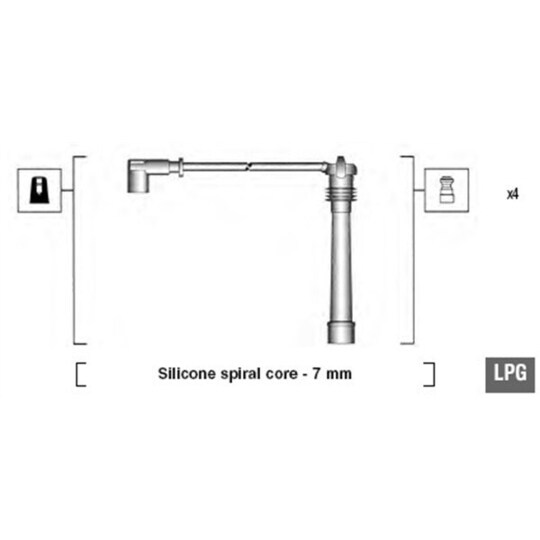 941095910629 Ignition Cable Kit
