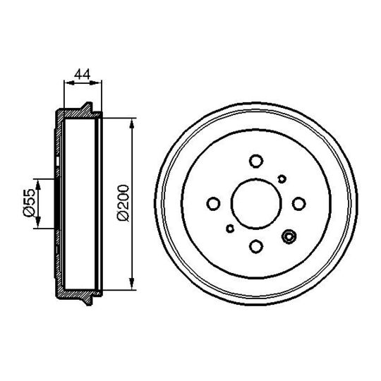 0 986 477 148 Brake Drum
