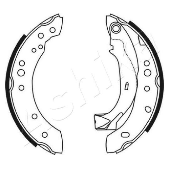 55-00-0226 Brake Shoe Set