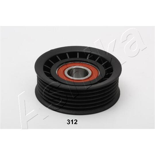 129-03-312 Deflection/Guide Pulley, v-ribbed belt