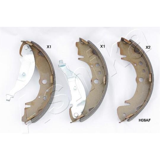 55-0H-H08 Brake Shoe Set