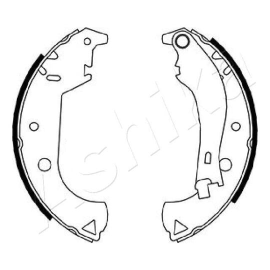 55-00-0206 Brake Shoe Set