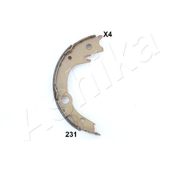 55-02-231 Brake Shoe Set, parking brake