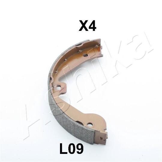 55-0L-L09 Brake Shoe Set, parking brake