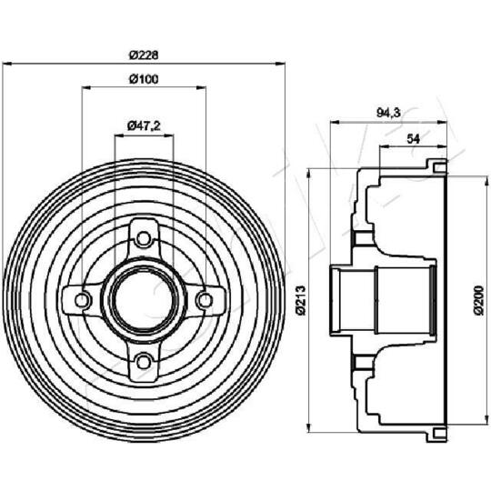 56-00-0412 Brake Drum