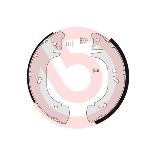 S 24 522 Brake Shoe Set