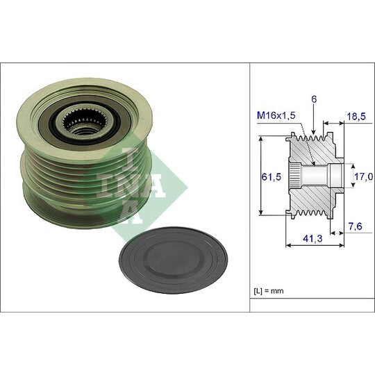 535 0234 10 Alternator Freewheel Clutch