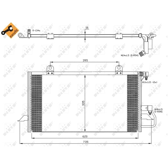 35247 Condenser, air conditioning