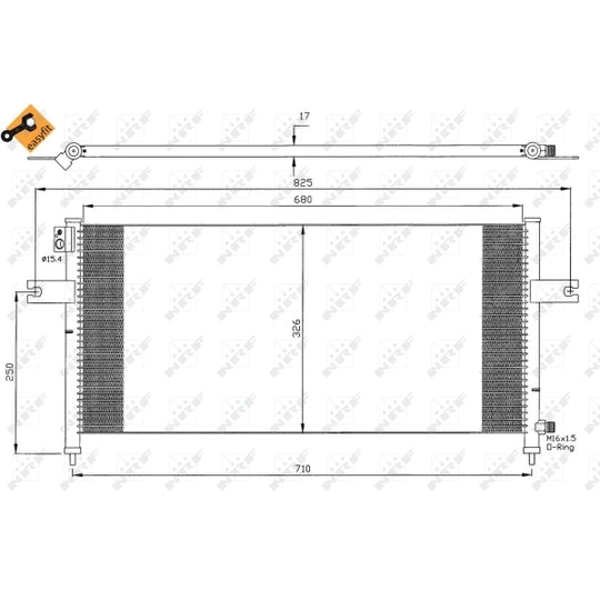 35380 Condenser, air conditioning