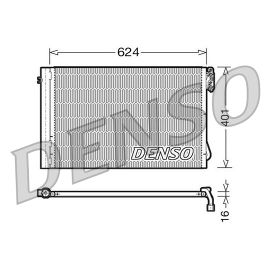 DCN05011 Condenser, air conditioning
