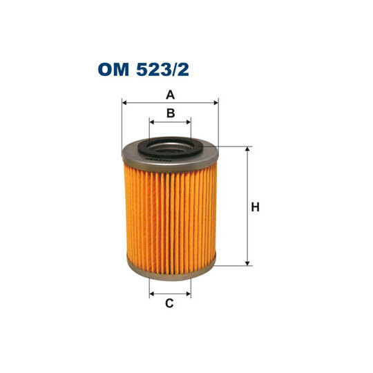 OM 523/2 Oil filter