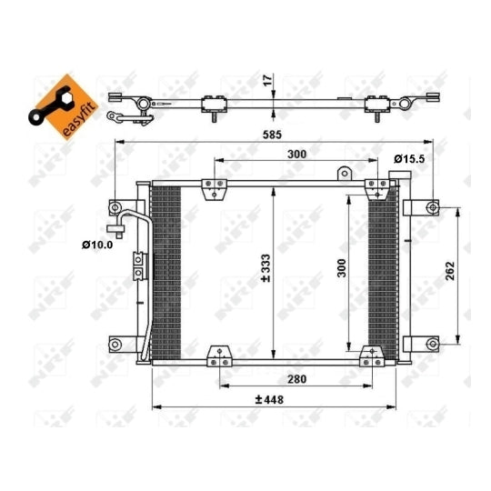 35768 Condenser, air conditioning