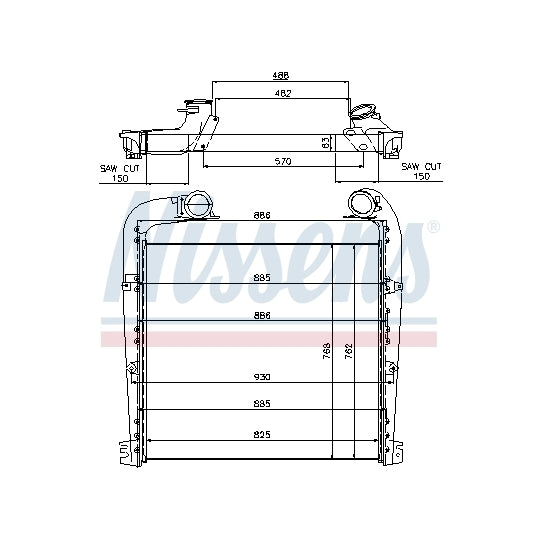 97029 Intercooler, charger