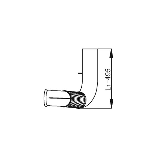 53127 Exhaust pipe