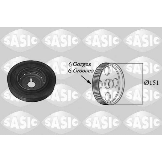 2154011 Belt Pulley, crankshaft