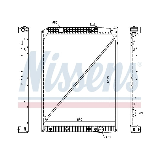 62791A Radiator, engine cooling